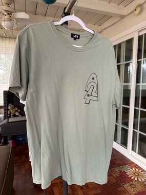 Archive A24 Stacked Logo Tee - Sage Green - Large